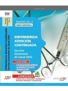 Enfermero/A Atención Continuada Servicio Extremeño de Salud. Temario Específico