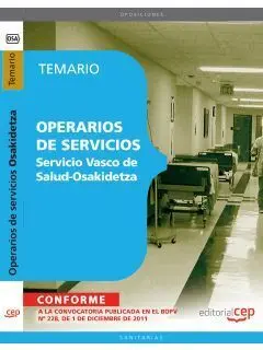 Temario - Operarios de Servicio del Servicio Vasco de Salud-Osakidetza. Temario