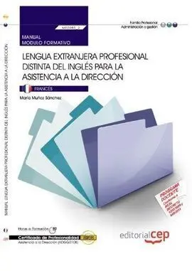 Manual Lengua Extranjera Profesional Distinta del Inglés para la Asistencia a la