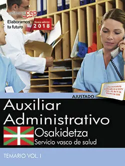 Auxiliar Administrativo Osakidetza Temario Vol I