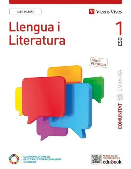 Llengua Catalana I Literatura 1 Illes Balears. (Comunitat en Xarxa). Edició Per Blocs