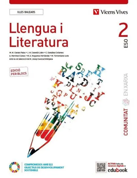 Llengua I Literatura 2 Illes Balears (Comunitat en Xarxa). Edició Per Blocs