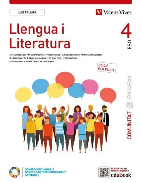 Llengua I Literatura 4 Illes Balears (Comunitat en Xarxa). Edició Per Blocs