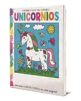 Pintura Magica con Numeros - Unicornios