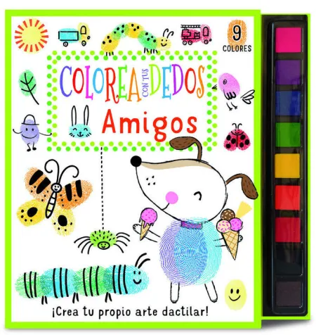 Colorea con Tus Dedos - Amigos (Cas)