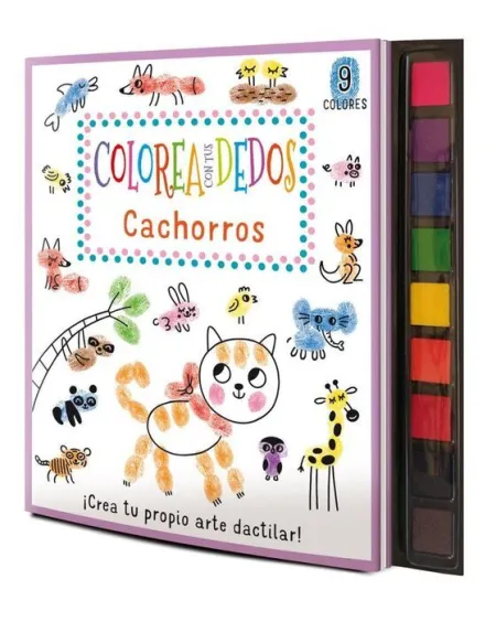 Colorea con Tus Dedos Cachorros