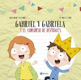 Diseña tu Libro con Recortables. Gabriel y Gabriela y el Concurso de Disfraces