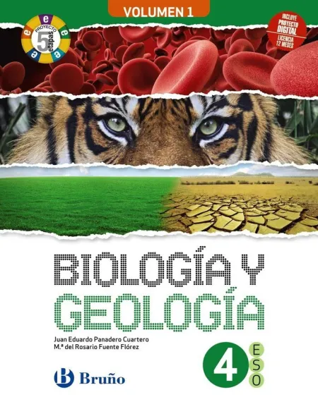 Biología y Geología 4 eso 3 Volúmenes Proyecto 5 Etapas