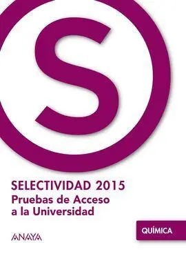 Química - Selectividad 2015