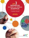 MATEMÁTICAS ORIENTADAS A LAS ENSEÑANZAS ACADÉMICAS 3 (COLEGIOS BILINGÜES)