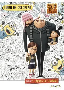 Gru 3. Libro de Colorear