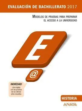 Evaluación de Bachillerato 2017. Historia