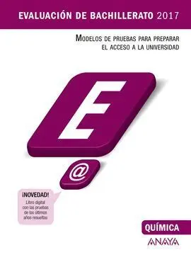Evaluación de Bachillerato 2017. Química