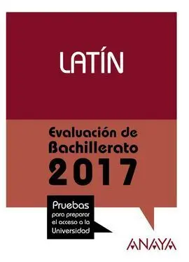 Latín. Selectividad 2017