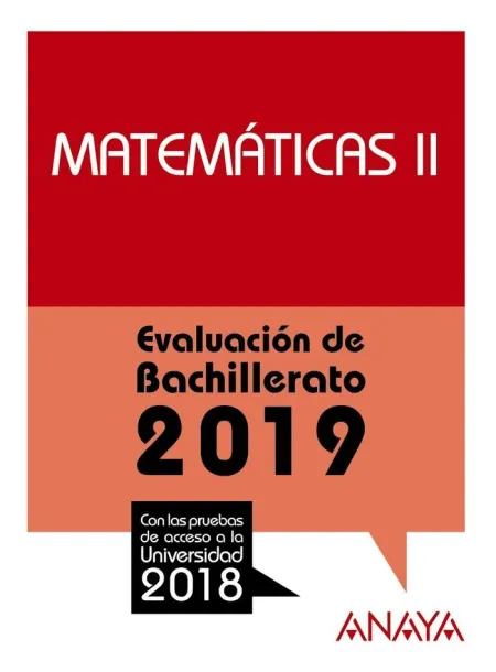 Matemáticas Ii (Evau)