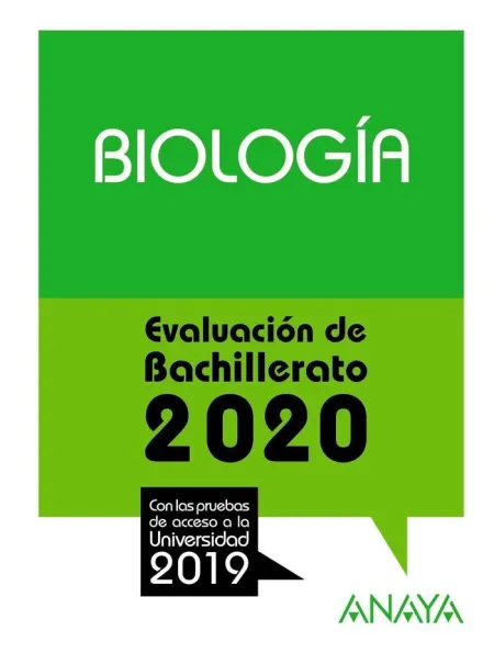 Biología. Selectividad 2020 Evaluación Bachllerato