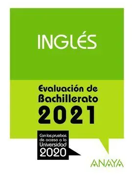 2021 Ingles Evaluacion de Bachillerato