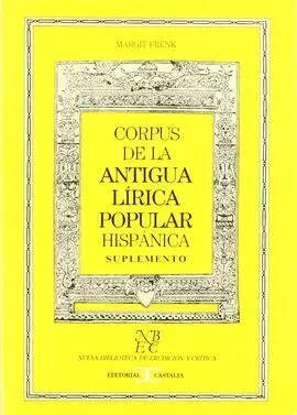 Corpus de la Antigua Lírica. Suplemento