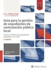 GUÍA PARA LA GESTIÓN DE EXPEDIENTES DE CONTRATACIÓN