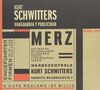 KURT SCHWITTERS. VANGUARDIA Y PUBLICIDAD