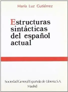 Estructuras Sintacticas