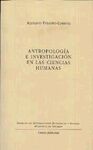 ANTROPOLOGÍA E INVESTIGACIONES EN LAS CIENCIAS HUMANAS