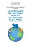 LA IMPORTANCIA DEL EMPRESARIO FAMILIAR EN LA RIQUEZA DE PAISES