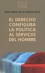 DERECHO CONFIGURA LA POLÍTICA AL SERVICIO DEL HOMB