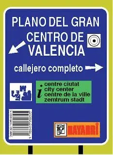 Plano del Gran Centro de Valencia