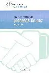 Anuario 2008 de Procesos de Paz