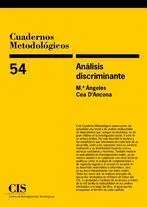 Cuadernos Metodologicos 54/Analisis Discriminante