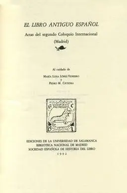 El Libro Antiguo Español