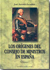 ORIGENES DEL CONSEJO DE MINISTROS EN ESPAÑA