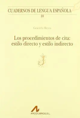 Procedimientos de Cita: Estilo Directo y Estilo Indirecto (J)