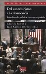 DEL AUTORITARISMO A LA DEMOCRACIA. ESTUDIOS DE POLÍTICA EXTERIOR ESPAÑOLA