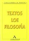 FILOSOFÍA - TEXTOS - 2º BACH.