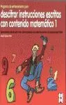 Descifrar Instrucciones Escritos con Contenido Matemático 1