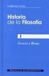 (1) HISTORIA DE LA FILOSOFÍA. GRECIA Y ROMA