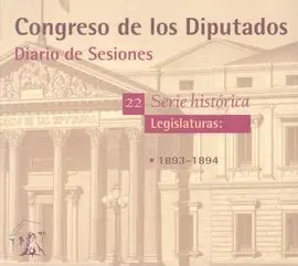 Diario de Sesiones - Legislaturas 1893-1894 (1 Dvd)