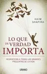 Lo que de Verdad Importa