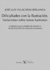 DIFICULTADES CON LA ILUSTRACIÓN