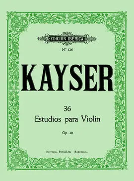 36 Estudios para Violín