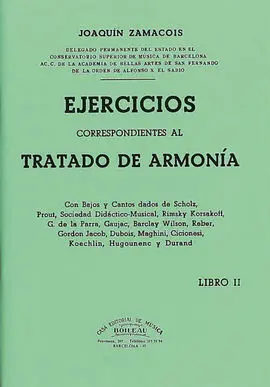 Ejercicios Armonía Vol. Ii
