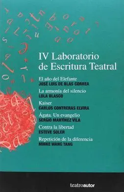 Iv Laboratorio de Escritura Teatral