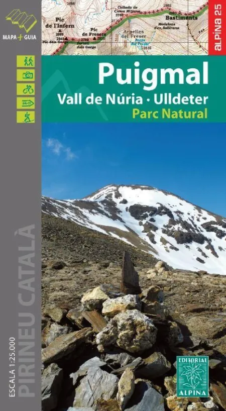 Puigmal [Mapa+Guia] 1:25. 000 Vall de Nuria -Alpina