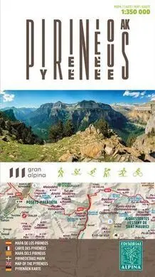 Pirineus 1:350. 000 -Alpina