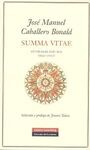 SUMMA VITAE. ANTOLOGÍA POÉTICA (1952-2005)