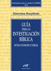 GUIA PARA LA INVESTIGACION BIBLICA   IEB/16