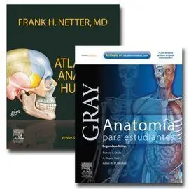 Lote Drake-Netter (Gray. Anatomía para Estudiantes + Atlas de Anatomía Humana)