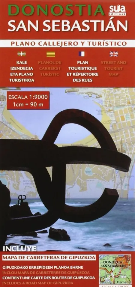 Donostia, Plano Callejero y Turistico